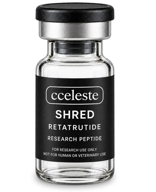 Cceleste SHRED · Retatrutide Retatrutide — official product packaging