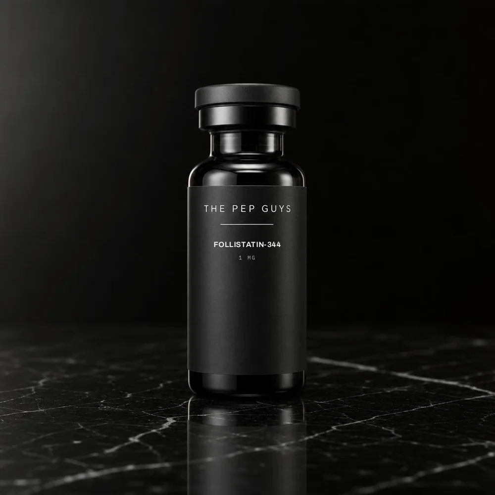 The Pep Guys Follistatin-344 — official product packaging
